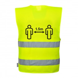 Gilet distanciation sociale 1m50