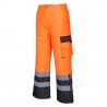 Pantalon contraste Hi-Vis doublé