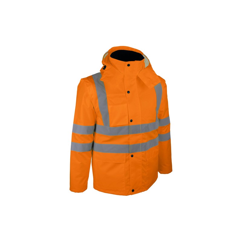 VESTE HV ORANGE DLE POLAIRE 