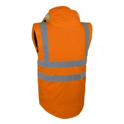 VESTE HV ORANGE DLE POLAIRE 