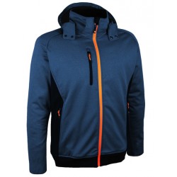 VESTE SOFTSHELL BLEU 