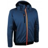 VESTE SOFTSHELL BLEU 