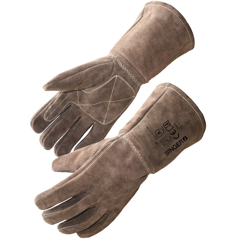 GANTS CUIR GANTS CUIR SOUDEUR CRTE MARRON 9 SINGER SAFETY